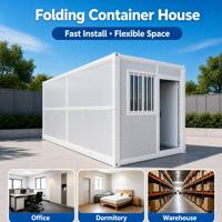 Maison préfabriquée en conteneur, type X, pliable, pour chantier, dortoir, modulaire, à combinaison libre, empilable verticalement, imperméable