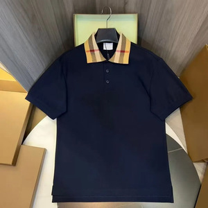 Camicia da uomo Unisex estiva Polo di buona qualità tessuto morbido traspirante con Logo ricamato manica corta stesso stile di Polo maschile - Product Image 6
