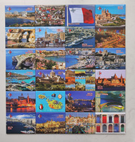 Machine d'impression d'aimants de réfrigérateur 3D en fer blanc écologique avec logo personnalisé CMYK 4C, forme rectangulaire, pour souvenirs touristiques de Malte