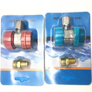 R134a R410a W.P 800psi 냉매 게이지 AC 충전 프레온 호스 자동차 - Product Image 3