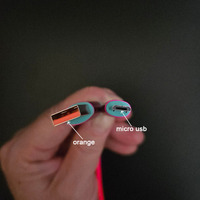 Cables USB a Micro USB V8 para Android, Duraderos, Coloridos, con Degradado de Arcoíris, Trenzados, Sincronización de Datos, Carga Rápida