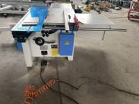 Scie à panneaux compacte mini 1600 mm pour le découpage du bois et du contreplaqué 45 °   90 °   Machine à découper le bois, directement de l'usine