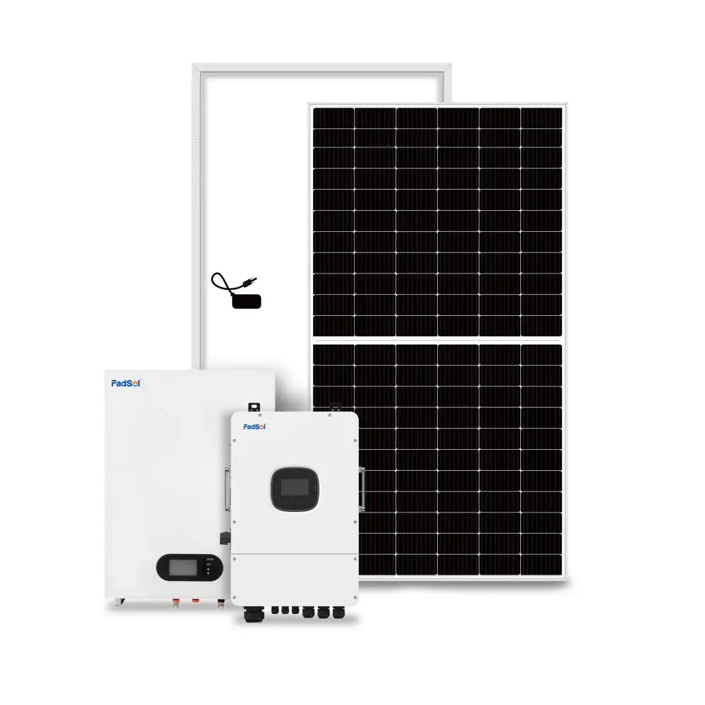Sistema ibrido di energia solare Off Grid Home utilizzare Set completo Kit 10KW energia solare sistema di accumulo di energia elettrica per la casa