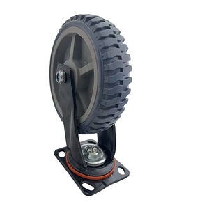 Fábrica Heavy Duty 4 5 6 8 Polegada Roda Quente À Prova de Vento Antiderrapante Ball Bearing Tipo Heavy Duty Rodízios Adequado para Carrinhos Flatbed - Product Image 3