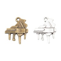 Aksen Instrumen Musik dari Paduan Seng Berbentuk Grand Piano untuk Hadiah Ulang Tahun Pianis