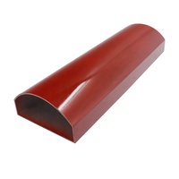 Profilés d'extrusion modernes en alliage d'aluminium demi-ronds pour mains courantes d'escalier