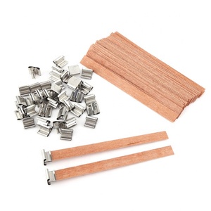Mèches <span class=keywords><strong>de</strong></span> <span class=keywords><strong>bougie</strong></span> à prix d'usine / Mèches en bois / Mèches en bois <span class=keywords><strong>de</strong></span> qualité supérieure, 100% matériau bois écologique - Product Image 1