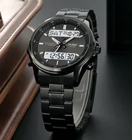 Jam Tangan Digital Outdoor SKMEI Mewah untuk Pria, Tahan Air, Fitur Dual Time, Stop Watch, dan Alarm, Grosir Cina, Posisi Dial
