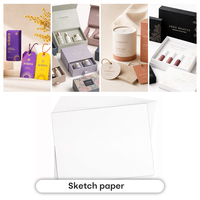 Papier de croquis Haichang Artists, poids lourd 160 g/m², écologique, premium, sans acide, 100 feuilles, pâte de bois vierge