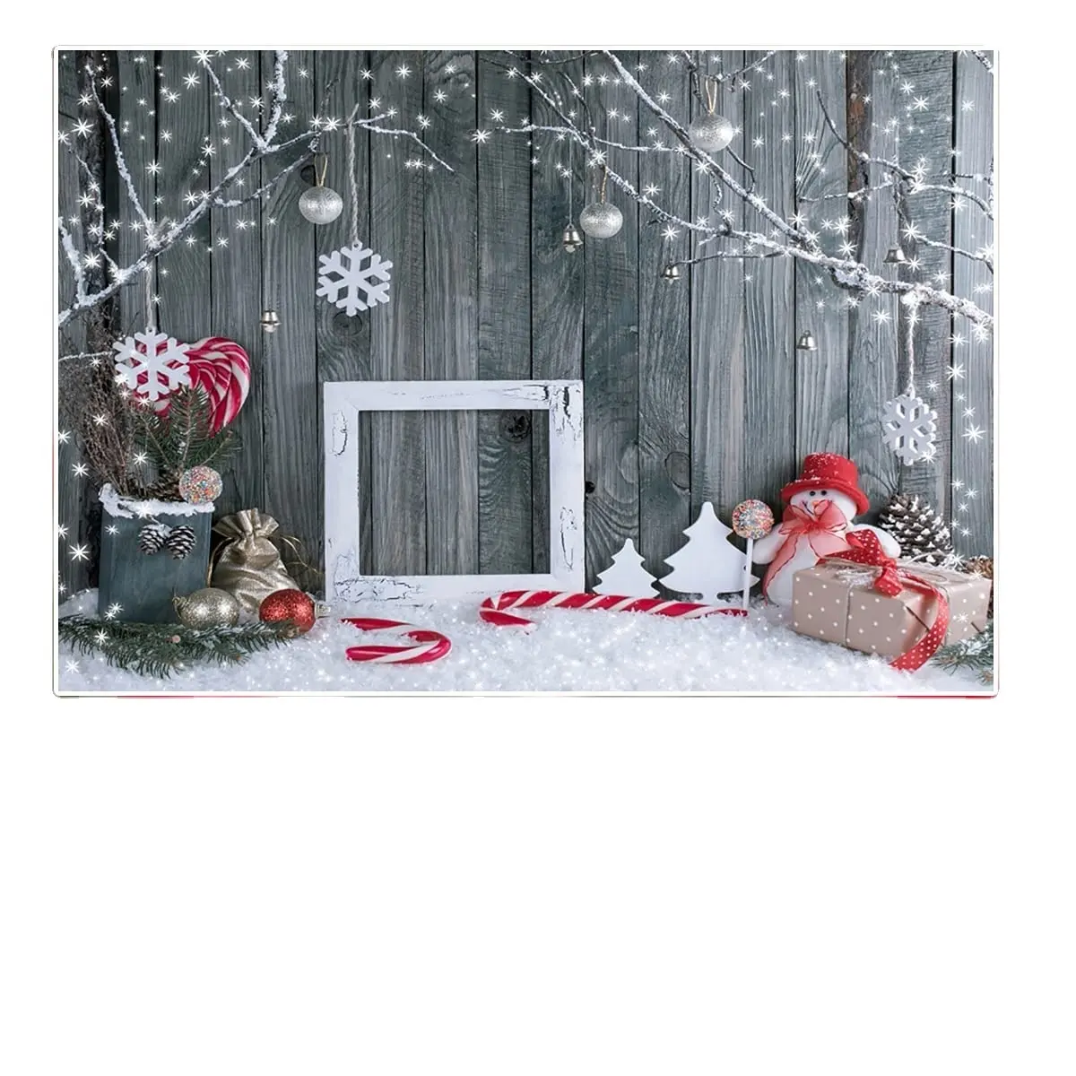 Christmas Photography Background Christmas Party Wall Family Children Kids Photo Booth Backdrops Photoshoot
