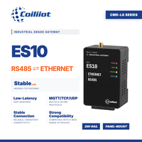 Passerelle Ethernet pour appareil IoT RS485, module sans fil bidirectionnel haute vitesse, montage sur rail DIN, Coiliiot ES10