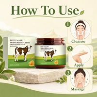 Crème hydratante au suif de bœuf Peau plus douce, plus lisse Hydratation longue durée