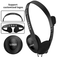 Casque d'écoute filaire personnalisé avec micro Ordinateur Bureau Enseignement Formation PC 3.5mm USB Type C Casques d'écoute pour centre d'appels Réunion d'affaires