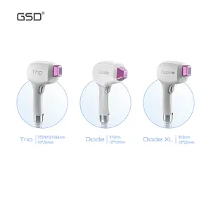 GSD Trio Wavelengths 755/810/1064nm High power Diode Laser Hair Remover machine painless depilation device