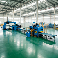 Machine de pressage à chaud à colle aqueuse pour la production continue de panneaux HPL ignifuges en MDF, contreplaqué et panneaux de particules