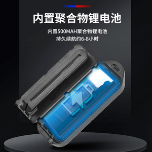 Luz de Advertencia Intermitente LED IP65, Lámpara de Señalización de Seguridad Vial para Carreteras Urbanas, de Plástico y Alimentada por Batería - Product Image 4