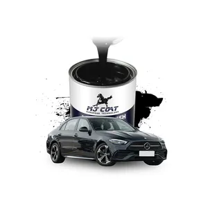 MJ Coat 1K Car Paint Liquid Coating Jett Black Anti Yellowish Color Paint