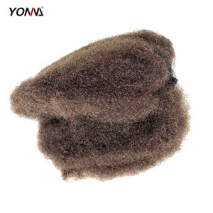 <span class=keywords><strong>Capelli</strong></span> sfusi Afro crespi stretti 100% <span class=keywords><strong>capelli</strong></span> umani per DreadLocks, trecce intrecciate - Product Image 2