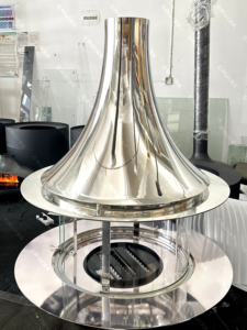 <span class=keywords><strong>Chimenea</strong></span> Abierta Suspendida con Efecto Madera y Acabado de Espejo, de <span class=keywords><strong>Bioetanol</strong></span>, Color Personalizado, Venta al por Mayor Directa de Fábrica CRUISE - Product Image 4
