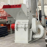Broyeur à marteaux haute efficacité, broyeur de bois robuste, machine à sciure de bois 1-5t/h pour la production de combustible biomasse