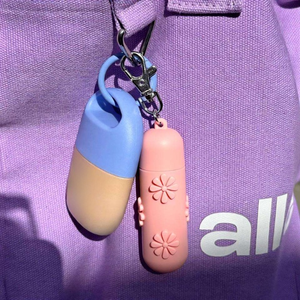 עיצוב מותאם אישית שפתיים balm מחזיק מפתחות תיק תיק צ 'יסטיק מחזיק מפתחות - Product Image 2