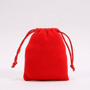 Red Velvet Pouch Lip Gloss Jewelry Pouches <b>Small</b> Pouch <b>Bag</b> Drawstring <b>Gift</b> - Product Image 1