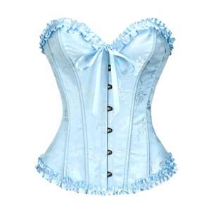 6 couleurs couleur fraîche Sexy dentelle arc palais pousser soutien-gorge 6 rangées de boucle en acier sangle corps façonnage ceinture surbuste haut - Product Image 5