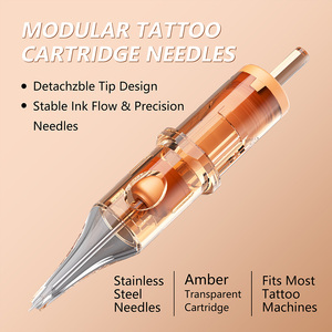 Aiguilles de cartouche de tatouage professionnelles, conception à pointe détachable, cartouches d'aiguilles de tatouage en acier inoxydable pour machine à tatouer - Product Image 1