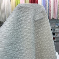 Tissu jacquard à carreaux froissés effet coton pour chemises, vêtements pour enfants, robes et vêtements texturés