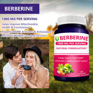 Cápsulas de extracto de berberina Hcl Natural de gran venta, 1000mg, aumenta la inmunidad, suplementos sanitarios, cápsulas de berberina - Product Image 6