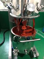 Mélangeur planétaire double sous vide 100L à levage hydraulique pour mélange de produits à haute viscosité, scellant silicone, revêtement, contrôle automatique de haute précision