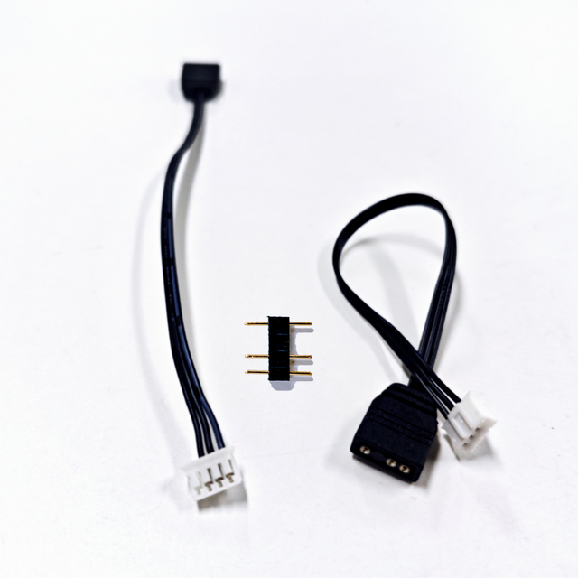 Small 4Pin/6Pin to 5V ARGB 3Pin Fan Controller Adapter Cable Wiring Harness