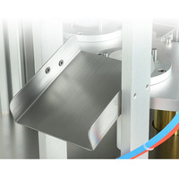 Machine de scellage thermique rotative pneumatique automatique pour l'emballage de boissons et de produits, couvercles en aluminium, petites boîtes de thé, café, aliments