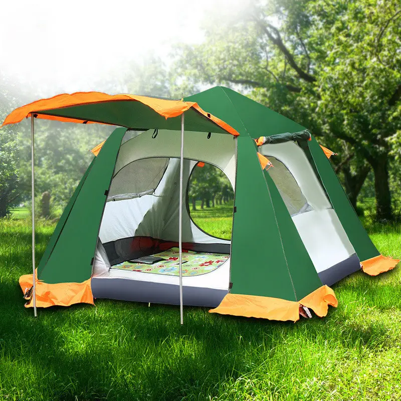Barraca de verão para acampamento, à prova d'água, 4 ou 3000mm, para uso ao ar livre, camping, caminhadas, camping, atividades ao ar livre, verão