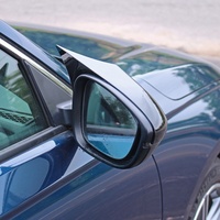Coques de rétroviseurs noires brillantes Welta, à coller sur les coques de rétroviseurs latéraux, garnitures extérieures, kit carrosserie pour Accord 11e génération 2023