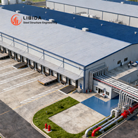 Entrepôt préfabriqué de structure métallique d'usine en acier standard CE Entrepôt préfabriqué de construction en métal
