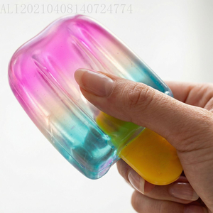 Juguete Antiestrés de Goma Blanda con Forma de Helado Needoh, Juguete para Apretar y Relajarse, Aurora Maltose, para Niños de 5 a 7 Años y Adultos - Product Image 5