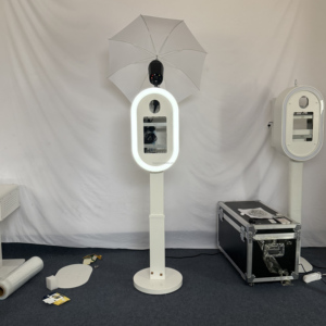 Photomaton instantané HYJ-iP4, métal robuste, télécommande, compatible Wi-Fi/Bluetooth/USB, caméra iPad DSLR - Product Image 2