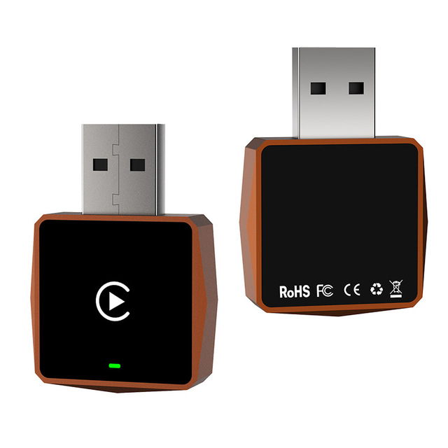 Wired Wireless CarPlay Android Auto Portable Smart Car Box Type-C/USB Connection Screen Projection Flash Drive 1 Year Warranty