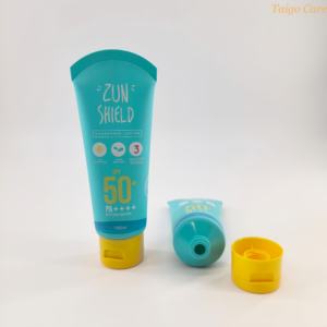 Tube en plastique vert vide de haute qualité, personnalisable, 80 ml et 100 ml, avec impression sérigraphique pour tube de crème solaire. - Product Image 6