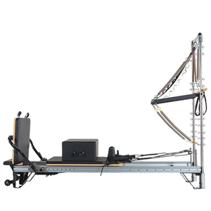 Grassfit M6HT Studio alta calidad aluminio pilates reformer Core bed reformer con <span class=keywords><strong>torre</strong></span> blanco y negro - Product Image 2