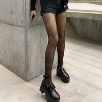 Bas de contention sexy pour femmes Velsatis avec impression de lettres, matière éco-responsable en élasthanne/nylon, logo de marque personnalisé, service OEM