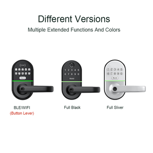 Cerradura Inteligente Liliwise Versión con Botón Tuya, Cerradura Electrónica Inteligente para Puerta con Huella Digital y Contraseña Digital de Aluminio - Product Image 3