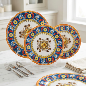 Juego de vajilla personalizada para Hotel, plato de <span class=keywords><strong>melamina</strong></span> de plástico, barato, venta al por mayor - Product Image 1