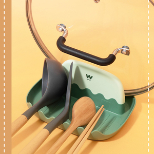 Organizador de Cocina C195 al por Mayor para Tenedores, Espátulas, Cucharas, Soporte para Cubiertos, Almacenamiento de Utensilios, Tapa de Olla, Plástico - Product Image 4