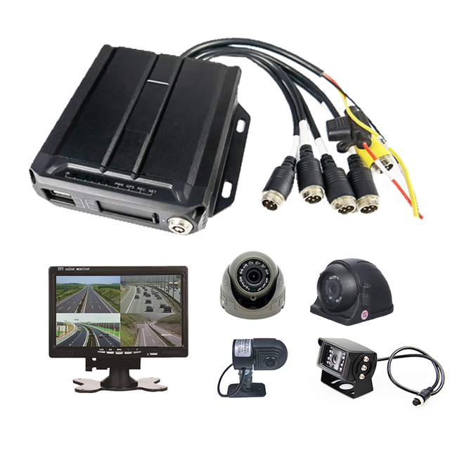 High Quality Hdcam Mdvr 4g Vehicle Truck Bus Recorder 4ch Car Dvr 4 Channel Mdvr Dash Camera Support 10 Inch Monitor Mobile Dvr