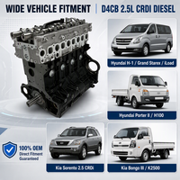 Mesin Baru Euro 4 Hyundai H1 D4CB 2.5 CRDi Diesel Long Block Assembly Grosir B2B untuk Suku Cadang Pengganti Kia Sorento