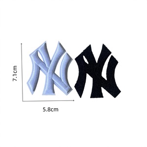 Huy hiệu thêu may gắn được, thân thiện với môi trường, có thể tùy chỉnh, dành cho đội bóng chày MLB của Mỹ, dùng cho quần áo & mũ - Product Image 4