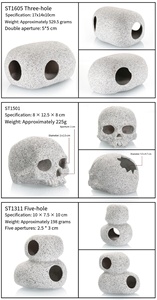 Stenen <span class=keywords><strong>Aquarium</strong></span> Visbak Landschapsarchitectuur Decoratie Paars Zand Vis Garnalen Schuilhuis - Product Image 6