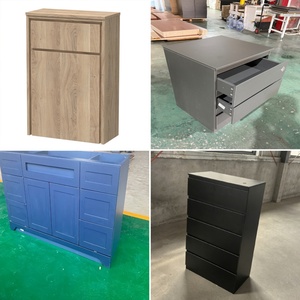 Meuble <span class=keywords><strong>de</strong></span> chevet OEM en kit, corps <span class=keywords><strong>de</strong></span> table <span class=keywords><strong>de</strong></span> nuit en MDF et panneaux <span class=keywords><strong>de</strong></span> particules, <span class=keywords><strong>taille</strong></span> personnalisée, livraison directe usine - Product Image 5